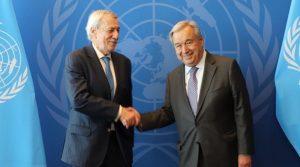 Previo a presidir Ecosoc: Canciller Van Klaveren se reúne con secretario general de la ONU
