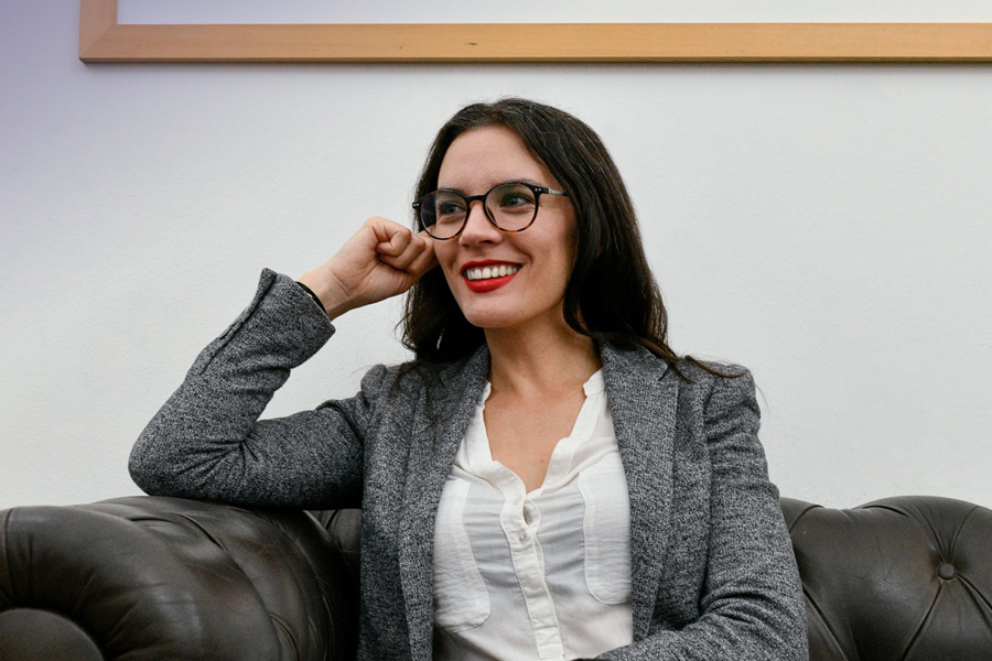 Camila Vallejo, vocera de gobierno. Foto: Simón Lorca