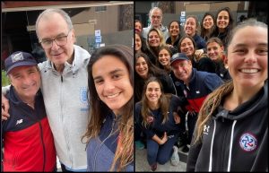 Marcelo Bielsa sigue amando a Chile: El ‘Loco’ visitó a Las Diablas en Uruguay