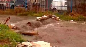 Canal Santa Marta en Maipú se desbordó pese a limpieza: Alcalde denuncia basural clandestino