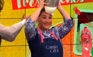 VIDEO| Flor de chascarro en matinal: Quisieron ver si el merengue estaba listo y pasó lo peor