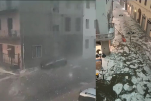 VIDEO| Hielo y fuego en Italia dejan 5 muertes tras una semana de clima extremo