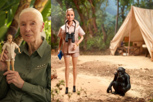 Barbie naturalista: Presentan muñeca de plástico reciclado inspirada en Jane Goodall