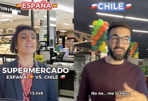 VIDEO| Español compara un supermercado de España y con uno de Chile: "¿Esto es broma?"