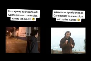VIDEO| Tiktoker rankea vistas de Carlos Pinto en “Mea Culpa”: Una tiene 1.4 millones