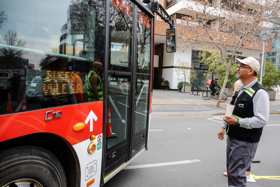 19 nuevos ejes de Santiago serán fiscalizados con 50 puntos de vigilancia en vías Solo Bus