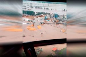 VIDEO| Licantén bajo el agua otra vez: Desoladoras imágenes aéreas grafican la emergencia