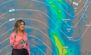 VIDEO| Michelle Adams confirma la hora de la lluvia en Santiago: Cantidad será considerable