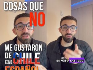 VIDEO| Español revela lo que odia de Chile: “Los veo colándose constantemente en el Metro”