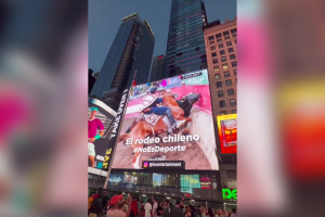El rodeo llega hasta pantallas del Times Square de NY para que deje de ser deporte nacional