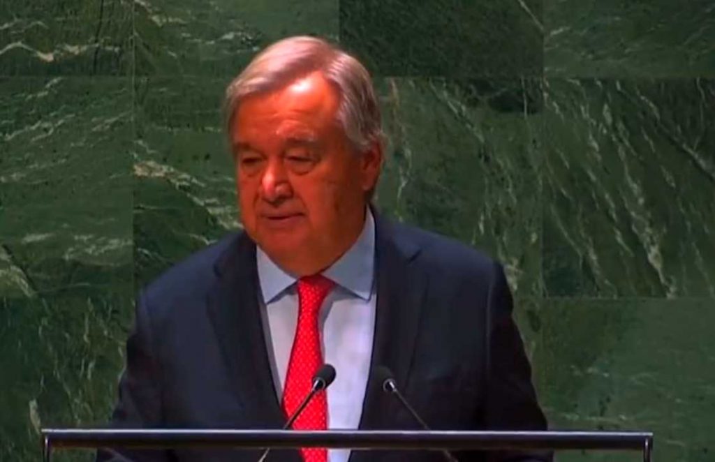 Asamblea General de la ONU: Guterres asegura que “abrimos la puerta del infierno” por el clima
