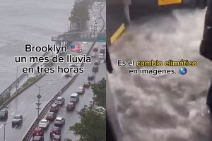 VIDEO| Impactante registro: New York tuvo un mes de lluvias en sólo tres horas