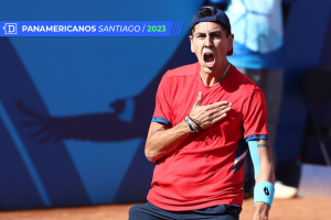Panamericanos Santiago 2023: Chile y Paraguay sacaron chispas en el tenis masculino