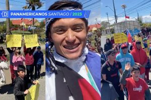 VIDEO| Héroe panamericano: Emociónate recibimiento a Hugo Catrileo en Puerto Saavedra