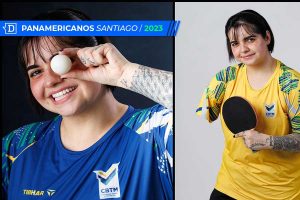 Santiago 2023: La atleta brasileña que sin un brazo luchará por el oro en tenis de mesa