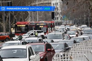 Cortes de tránsito en Santiago: Todos los desvíos por la maratón de Juegos Panamericanos
