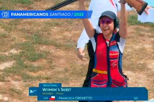 Santiago 2023: Francisca Crovetto afinó la puntería y dio primera medalla de oro para Chile