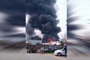 VIDEO| Incendio en planta de Gasco en Maipú es contenido: Confirman dos heridos