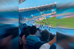 VIDEO| Lo peor del fútbol: Hinchas de Wanderers provocan incidentes en Iquique