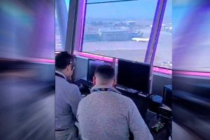 VIDEO| Captan peligrosa caída del sistema en torre de control del Aeropuerto de Santiago