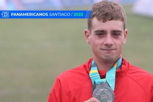 Santiago 2023: Martín Vidaurre obtiene la primera medalla panamericana de Chile como local
