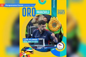 Oro para Chile: Luis Flores ganó en tenis de mesa en los Parapanamericanos