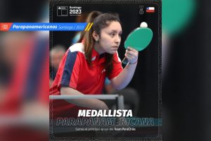 Otro oro para Chile: Florencia Pérez se impone en tenis de mesa con tan solo 14 años