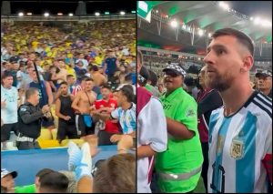 VIDEO| Así fueron los violentos incidentes en Brasil-Argentina: Messi hizo retirar al equipo