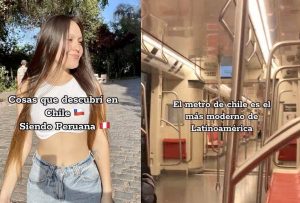 VIDEO| Peruana sorprende diciendo lo que le gusta de Chile: Alabó el Metro y billetes