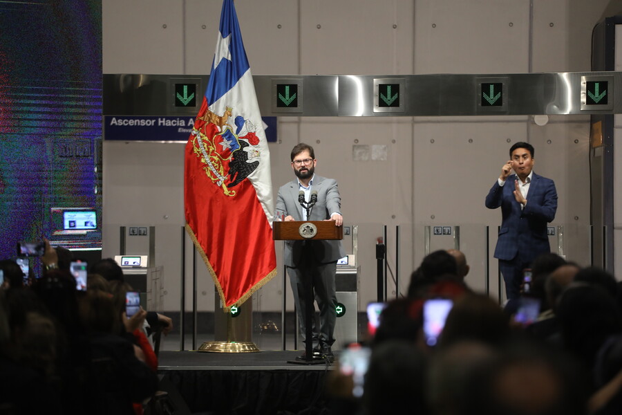 Boric inauguró Metro a San Bernardo: «Rol de gobierno es mejorar calidad de vida de su pueblo»