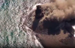 La erupción de un volcán submarino al sur de Tokio crea un nuevo islote en Japón