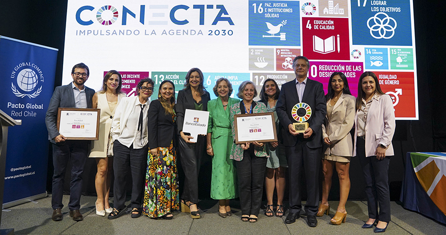 BancoEstado es reconocido por Pacto Global en la entrega de Premios CONECTA 2023
