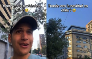 VIDEO| Venezolano critica la “falta” de espíritu navideño en Chile: “Por aquí no se ve nada”