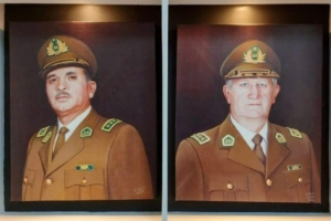 Exgenerales de Carabineros acusan "revanchismo" por retiro de cuadros de Mendoza y Stange