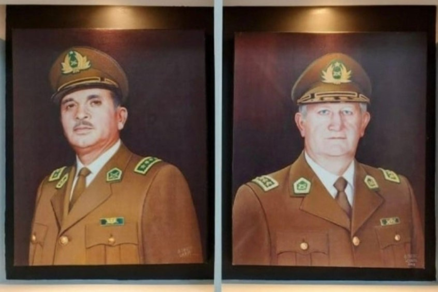 Exgenerales de Carabineros acusan «revanchismo» por retiro de cuadros de Mendoza y Stange