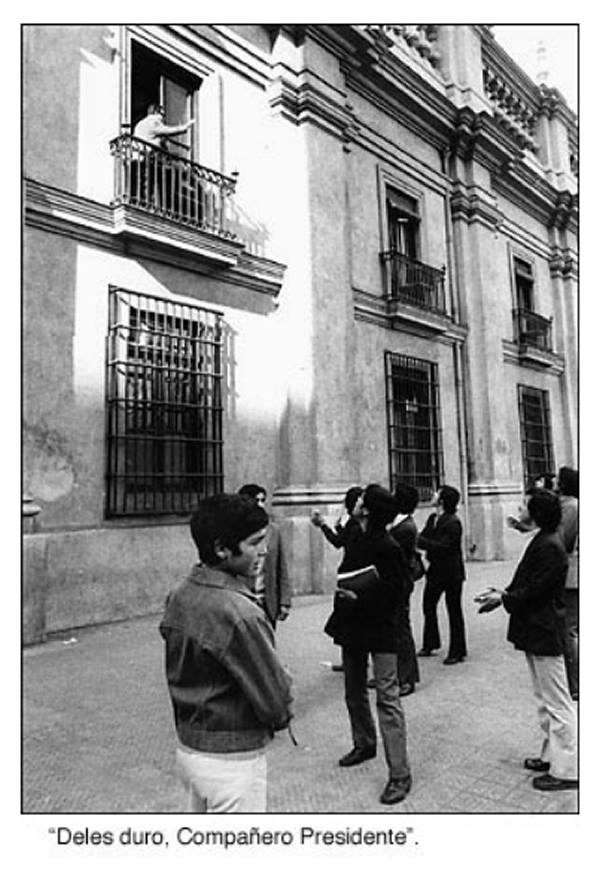 Última foto Salvador Allende