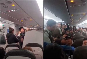 VIDEO| Escándalo a bordo de avión: Acusan prepotencia de tripulantes y escala no informada