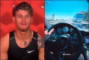 VIDEO| Exparticipante de Gran Hermano se graba conduciendo a 230 km/h en carretera