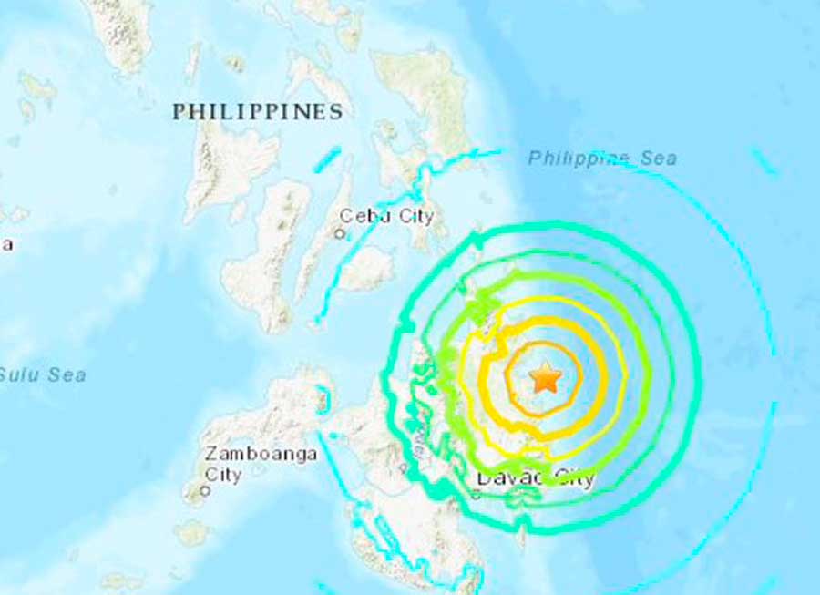 SHOA descarta riesgo de tsunami en costas de Chile tras fuerte terremoto en Filipinas