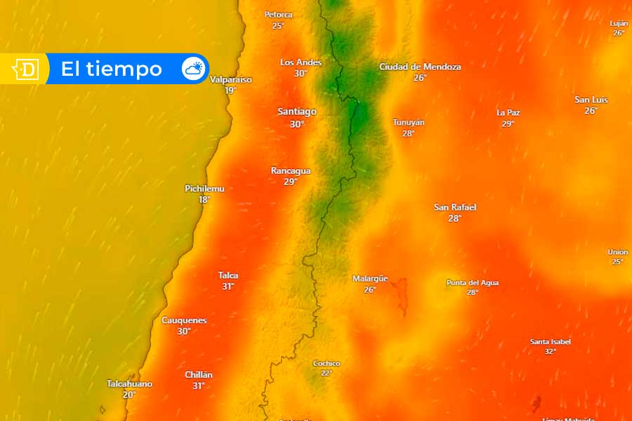 Santiago “abochornado”: Zona central amanece con nubes y pasará a tarde de mucho calor