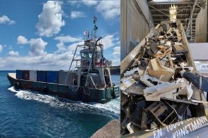 De Rapa Nui a Lampa: El viaje de diez días para reciclar nueve toneladas de basura electrónica