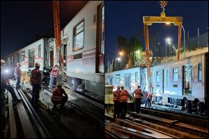 Alerta Metro: Descarrilamiento de tren en Línea 1 obliga a cerrar estaciones e incluso calles