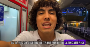VIDEO| Colombiano visita el Metro de Santiago y se deslumbra: "Es el mejor de Latinoamérica"