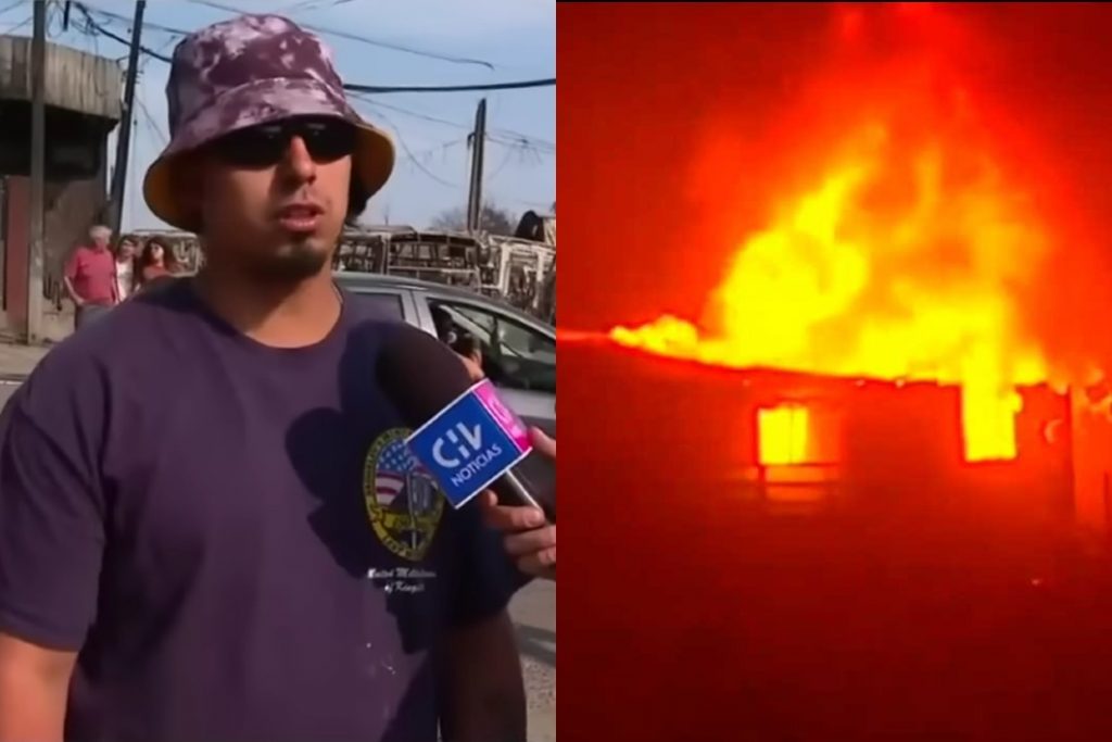 Vecino que salvó vidas explica descontrol del fuego: «De un segundo a otro se oscureció todo»