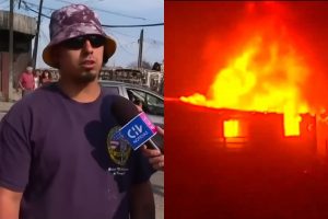 Vecino que salvó vidas explica descontrol del fuego: "De un segundo a otro se oscureció todo"