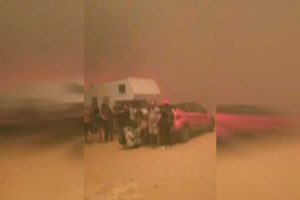 VIDEO| Héroe sin capa: Dramático rescate de 50 personas desde el fuego a bordo de motorhome
