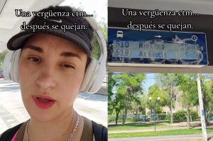 VIDEO| Tiktoker muestra daños que hicieron a paradero inclusivo en Ñuñoa: "Como tanta maldad"