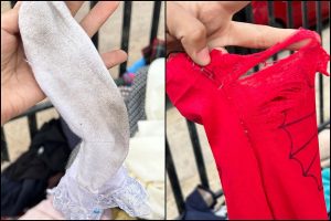 VIDEO| “Es maldad”: Indignación por donaciones de ropa interior sucia a damnificados