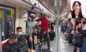 VIDEO| Cubana reacciona al Metro de Santiago y alucina: "Es asombroso"