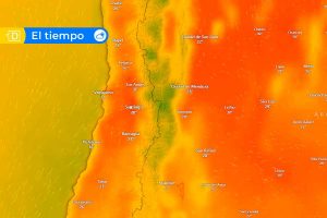 El Tiempo: Santiago bordeará los 30°C y en el sur llegará importante río atmosférico